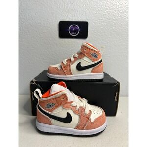 Air Jordan 1 Mid SE‎ Team orange 4c #305